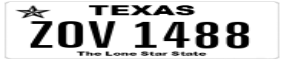 Truck License Plate